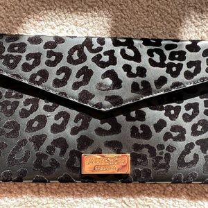 Jimmy Choo black leopard print case